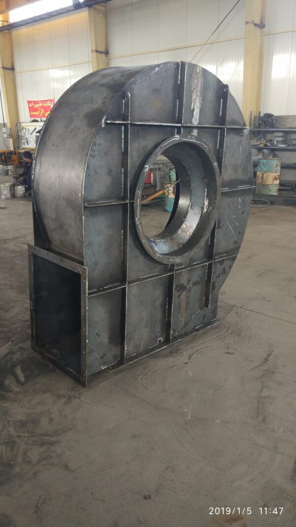 Centrifugal fan for compost tunnel