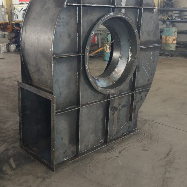 Centrifugal fan for compost tunnel