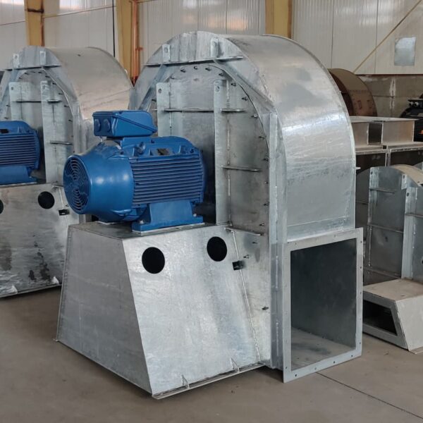 Centrifugal fan for compost tunnel